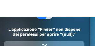 macOS, come risolvere l'errore L'applicazione non dispone dei permessi per aprire null - macitynet.it