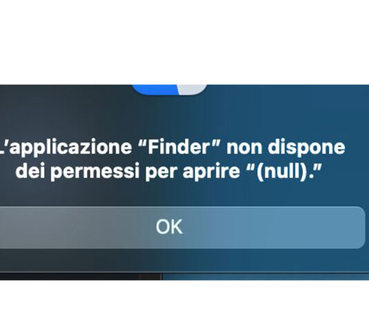 macOS, come risolvere l'errore L'applicazione non dispone dei permessi per aprire null - macitynet.it