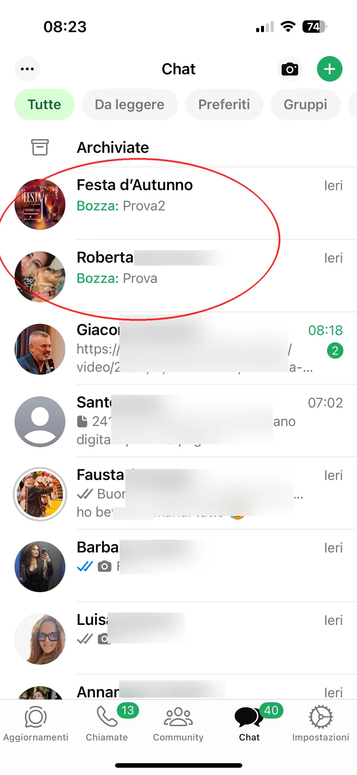 WhatsApp ora gestisce meglio i messaggi in bozza - macitynet.it