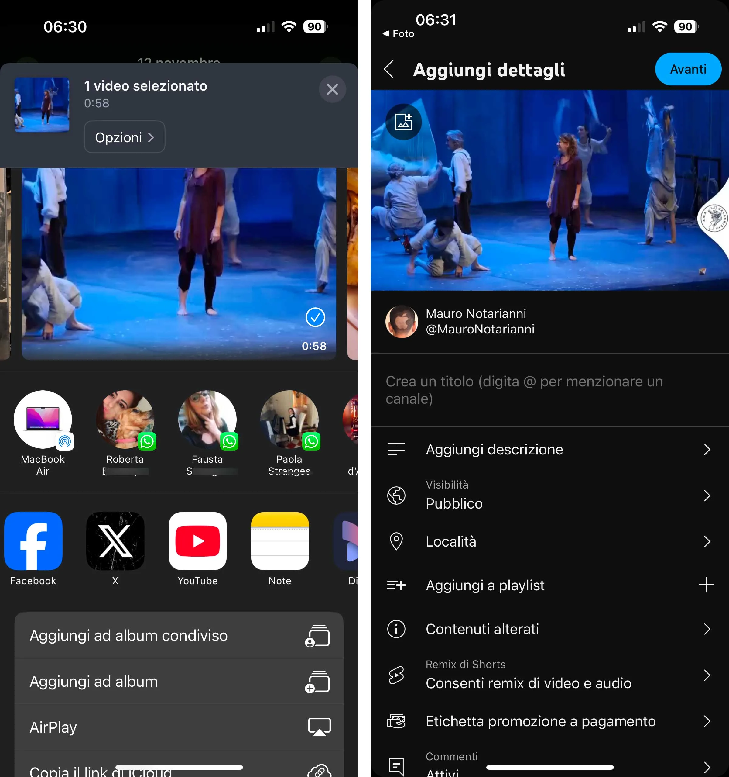 Ora possibile condividere video su YouTube dalle opzioni di condivisione di iPhone - macitynet.it