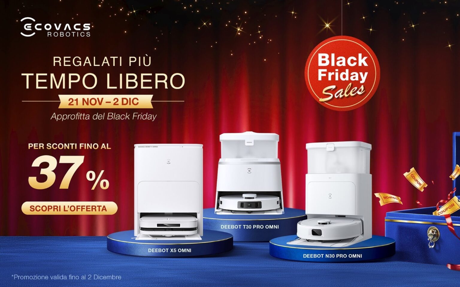 I Migliori Robot Aspirapolvere E Tagliaerba Ecovacs In Sconto Al Black Friday Macitynet It