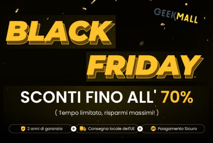 GeekMall, tecnologia in sconto fino al 70% per il Black Friday 2024 - macitynet.it