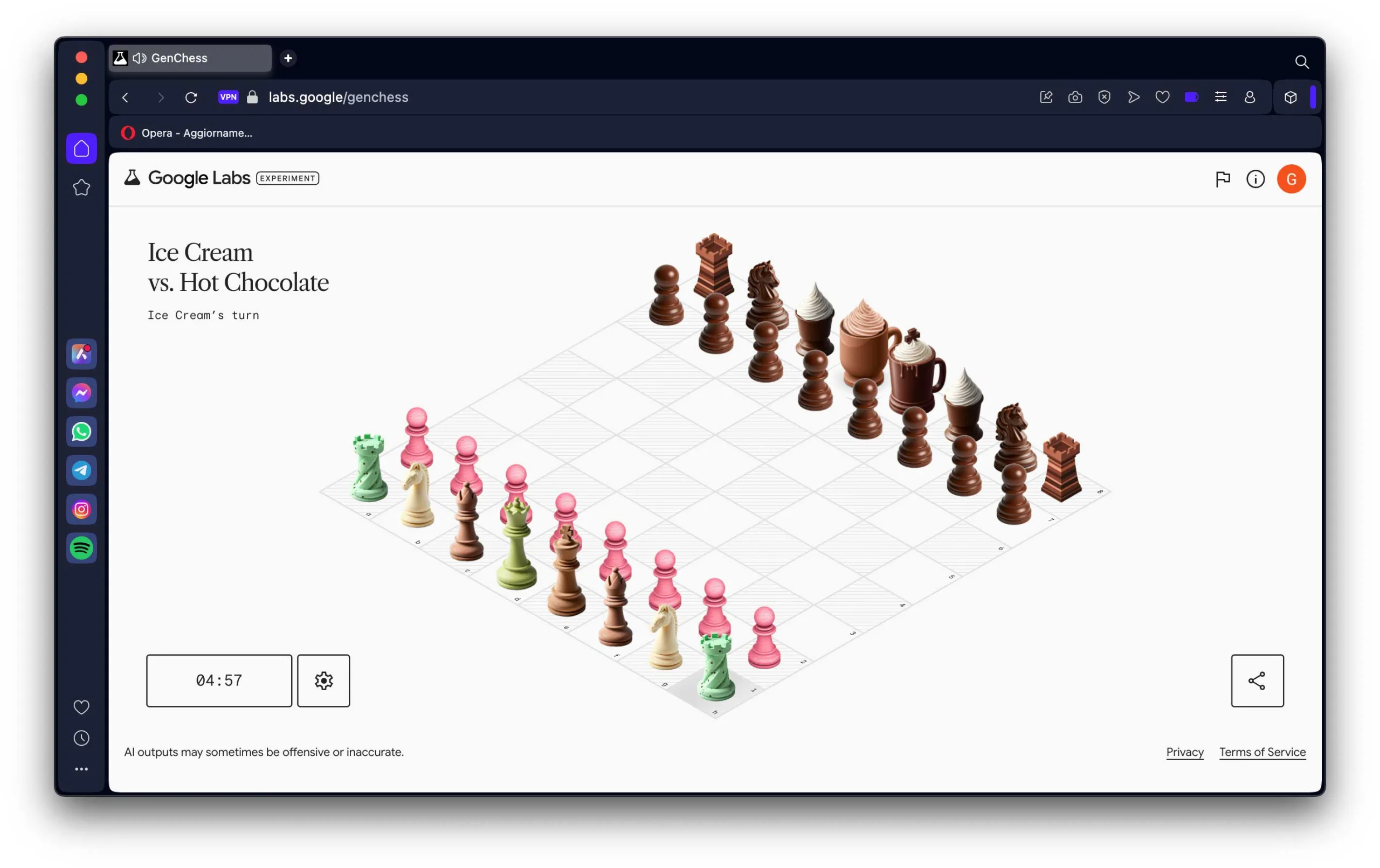 Google GenChess, un sito per giocare a scacchi con pezzi personalizzati, generati con l'AI - macitynet.it