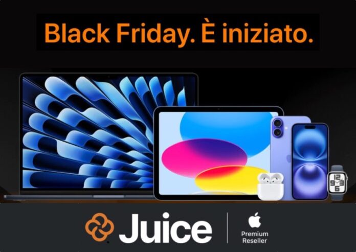 Da Juice inizia il Black Friday con sconti su Apple e i migliori accessori - macitynet.it