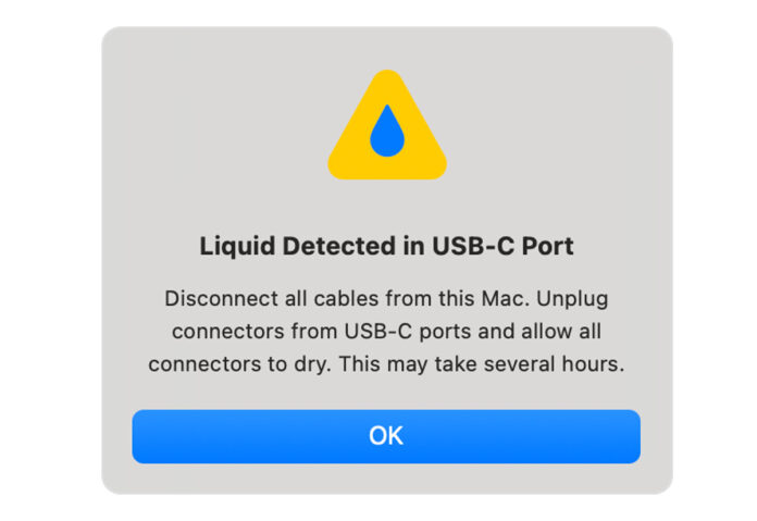 Alcuni MacBook con macOS Sequoia possono viualizzare avviso se rilevano la presenza di liquidi all'interno - macitynet.it