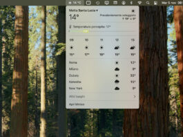 Il meteo è in bella vista nella nuova versione di macOS Sequoia - macitynet.it