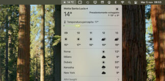 Il meteo è in bella vista nella nuova versione di macOS Sequoia - macitynet.it