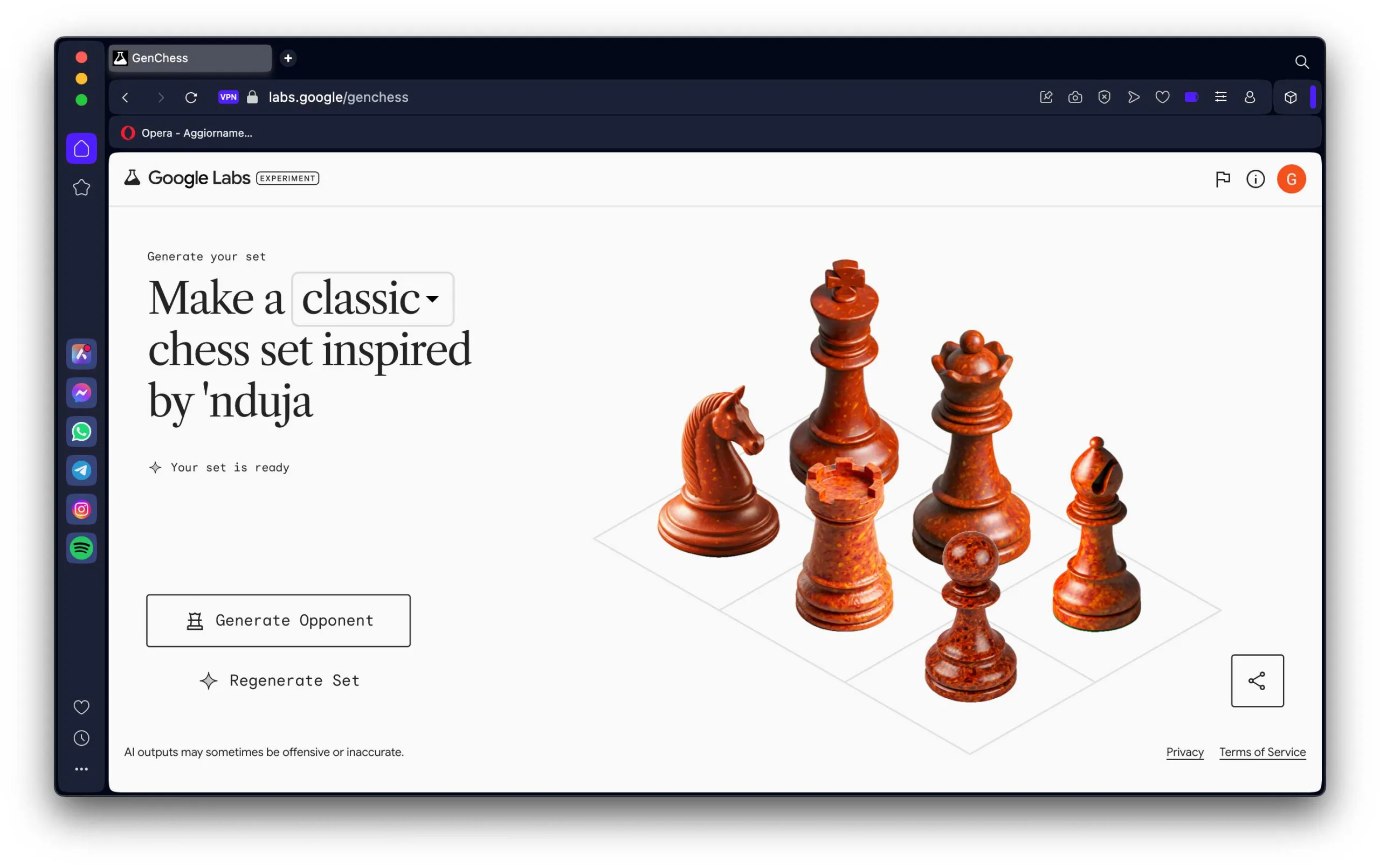 Google GenChess, un sito per giocare a scacchi con pezzi personalizzati, generati con l'AI - macitynet.it