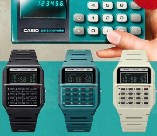 Casio ripropone un orologio stile retrò con la calcolatrice - macitynet.it