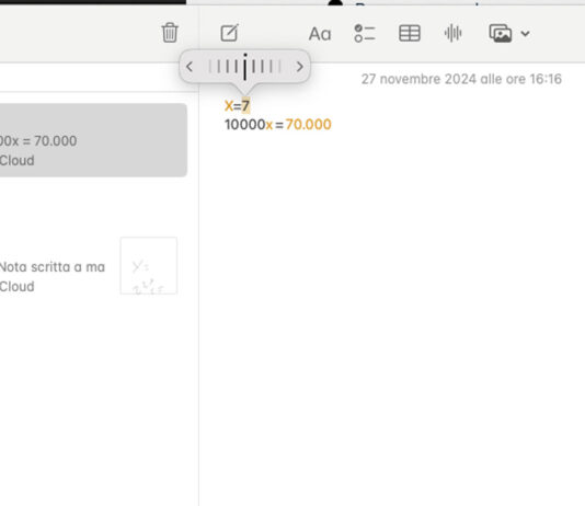 Come sfruttare le operazioni matematiche nelle Note di macOS Sequoia - macitynet.it