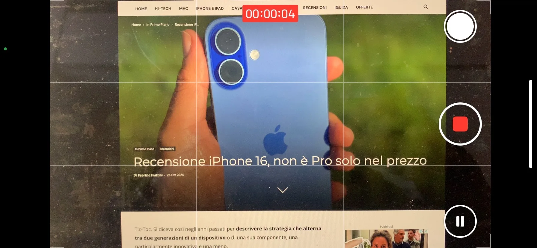 Come registrare video in orizzontale e verticale contemporaneamente su iPhone - macitynet.it