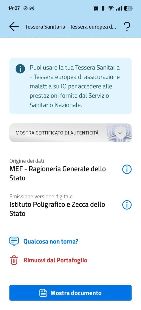 Come aggiungere patente e tessera sanitaria su app IO - macitynet.it