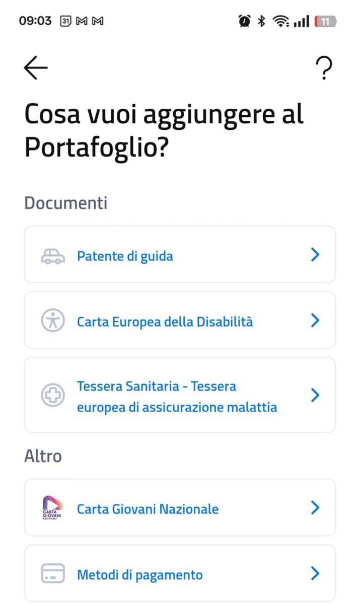 Come aggiungere patente e tessera sanitaria su app IO - macitynet.it