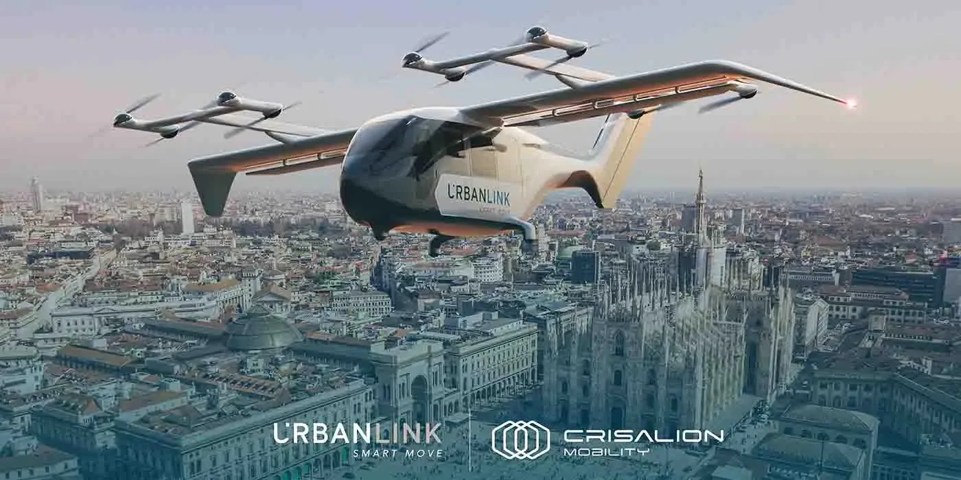 Air Taxi elettrici a Milano e in Europa con UrbanLink e Crisalion - macitynet.it