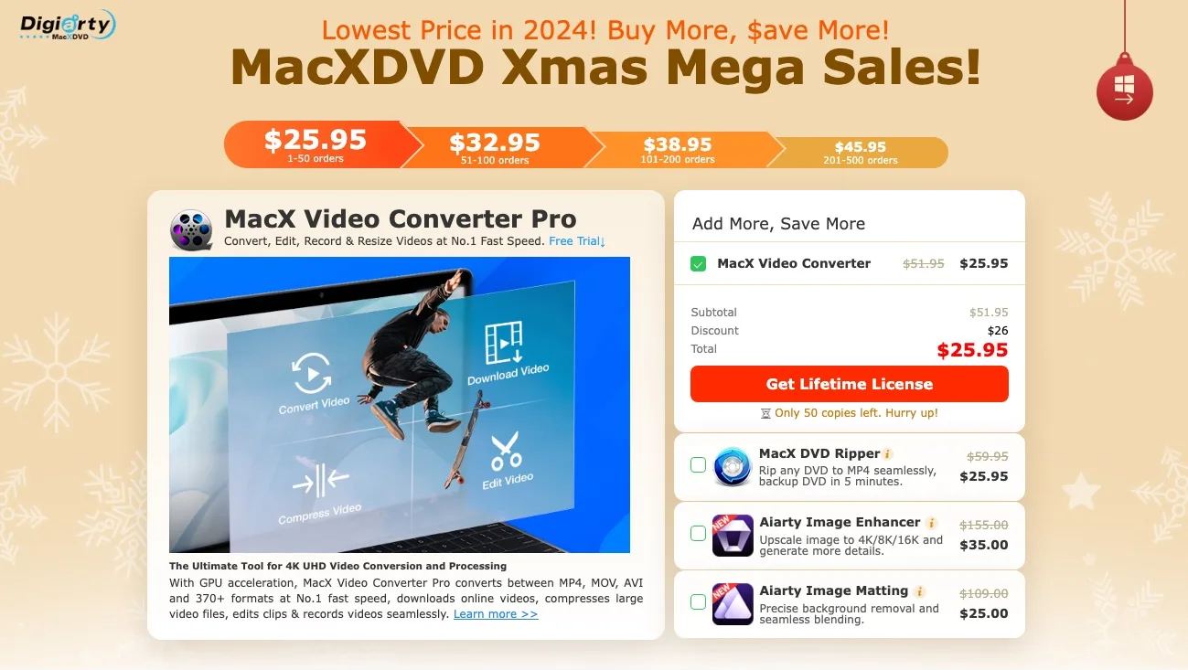 Trasforma i video delle feste con l’offerta speciale di MacX Video Converter Pro, al prezzo più basso di sempre - macitynet.it