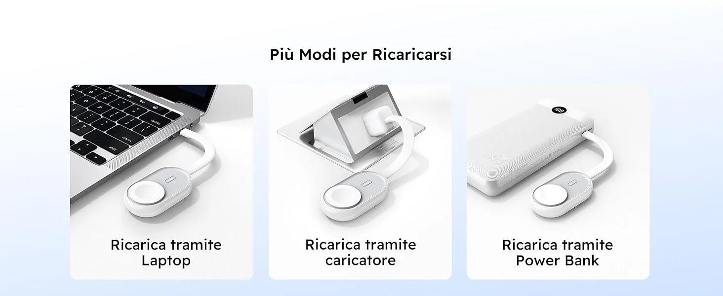 PowerBank per Apple Watch, elegante e con cavo integrato sconto a solo 11,60€ - macitynet.it