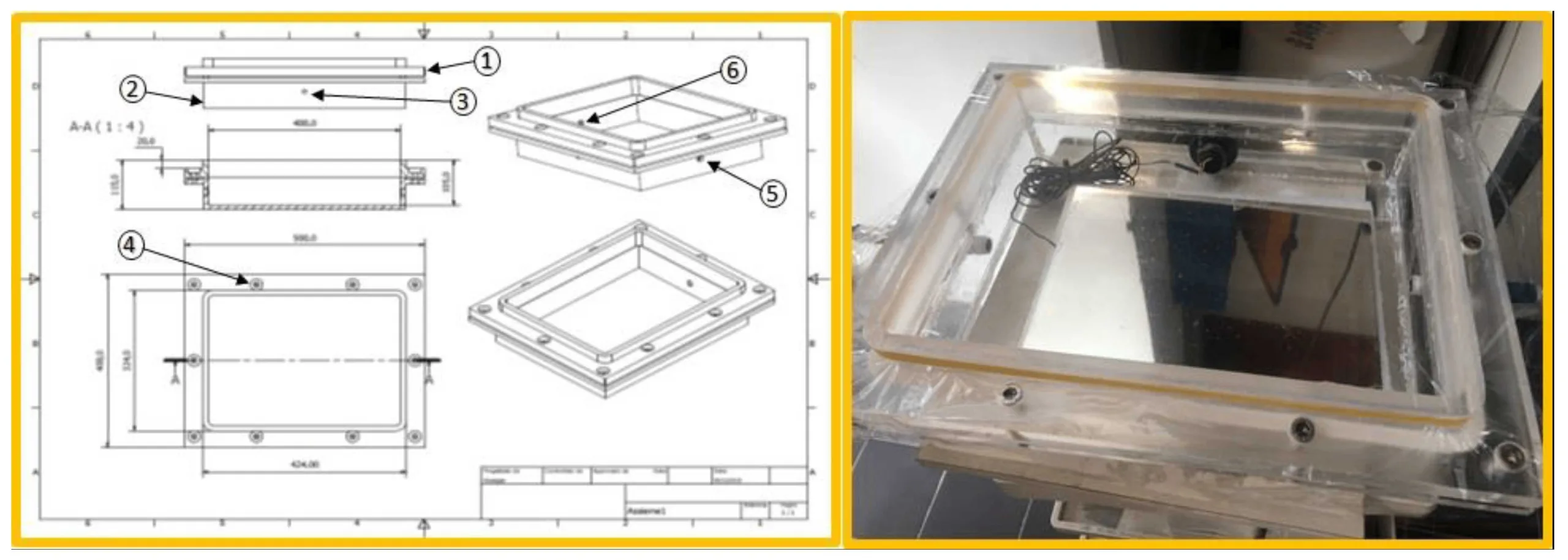 Cooler prototype scheme and photo