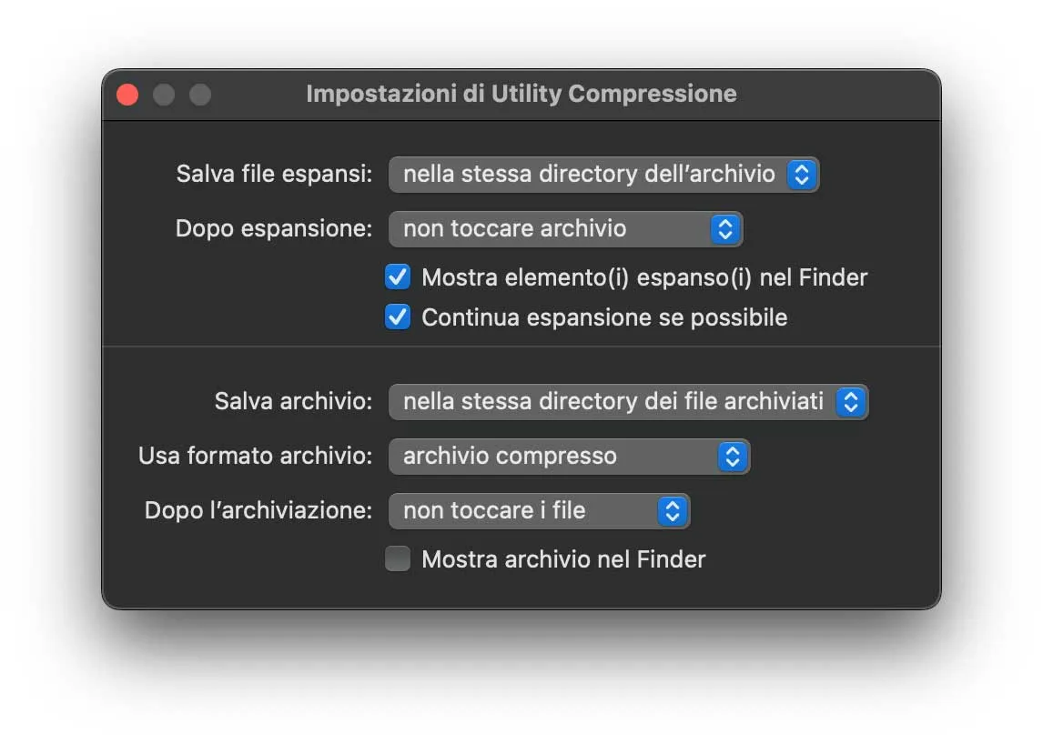 macOS, come comprimere una cartella creando singoli ZIP per ogni file - macitynet.it