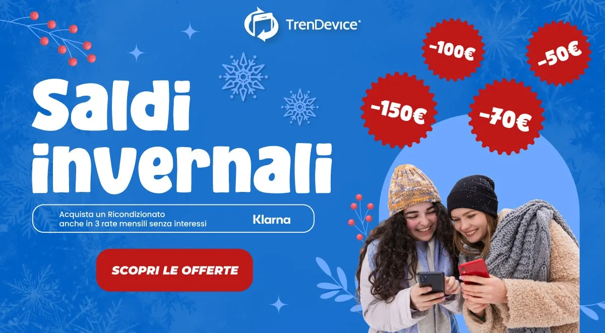 Saldi Invernali iPhone, iPad e Mac Ricondizionati, le super offerte TrenDevice - macitynet.it