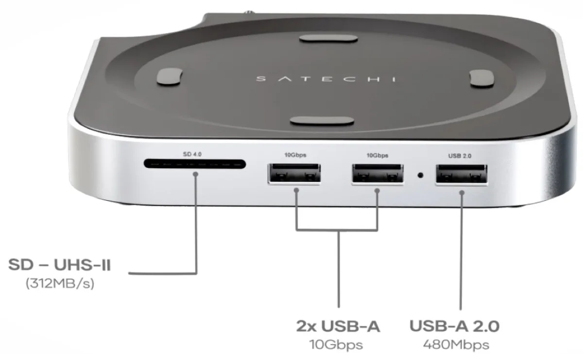 Satechi espande la potenza di Mac mini M4 con un hub su misura - macitynet.it