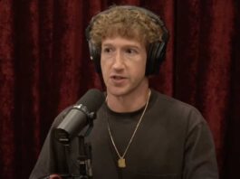 Mark Zuckerberg - Fotogramma dal podcast "Joe Rogan Experience".