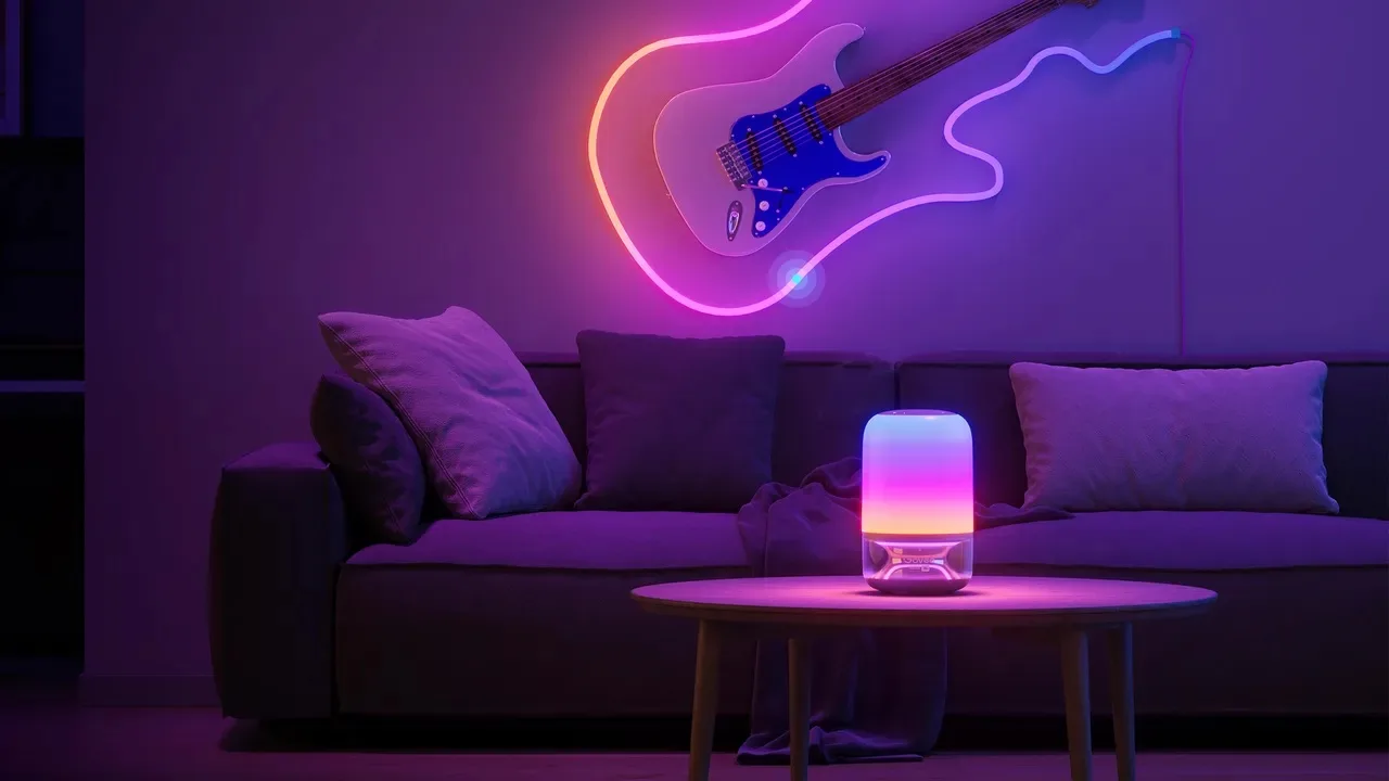 Al CES 2025 Govee presenta la lampada da tavolo con cassa JBL - macitynet.it